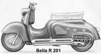 Datenblatt Typ Bella R 201 mit Anlasser